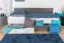 Kinderbett / Jugendbett Ohey 12, Farbe: Dunkelgrau / Hellgrau - 90 x 200 cm (B x L)