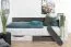 Jugendzimmer Regal für Bett Ohey 12, Farbe: Dunkelgrau / Hellgrau - Abmessungen: 75 x 94 x 25 cm (H x B x T)