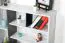 Jugendzimmer Regal für Bett Ohey 12, Farbe: Dunkelgrau / Hellgrau - Abmessungen: 75 x 94 x 25 cm (H x B x T)