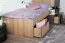 Kinderbett / Jugendbett Sprimont 13, Farbe: Grau / Eiche - 90 x 200 cm (B x L)