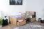 Kinderbett / Jugendbett Sprimont 13, Farbe: Grau / Eiche - 90 x 200 cm (B x L)