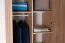Drehtürenschrank / Kleiderschrank Plata 07, Farbe: Eiche Sonoma - 201 x 80 x 53 cm (H x B x T)