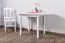 Tisch Kiefer massiv Vollholz Weiß Junco 231B - Abmessung: 130 x 75 cm (B x T)
