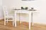 Tisch Kiefer massiv Vollholz Weiß Junco 231B - Abmessung: 130 x 75 cm (B x T)