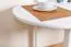 Tisch Kiefer massiv Vollholz Weiß Junco 231B - Abmessung: 130 x 75 cm (B x T)