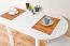 Tisch Kiefer massiv Vollholz Weiß Junco 231B - Abmessung: 130 x 75 cm (B x T)