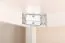 Tisch Kiefer massiv Vollholz Weiß Junco 231B - Abmessung: 130 x 75 cm (B x T)