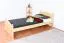 Kinderbett / Jugendbett Kiefer massiv Vollholz natur 82, inkl. Lattenrost - 90 x 200 cm (B x L)