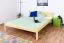 Jugendbett Kiefer massiv Vollholz natur 85, inkl. Lattenrost - 160 x 200 cm (B x L)