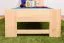 Kinderbett / Jugendbett Buche massiv Vollholz natur 111, inkl. Lattenrost - 80 x 200 cm (B x L)