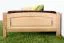 Kinderbett / Jugendbett Buche massiv Vollholz natur 117, inkl. Lattenrost - 90 x 200 cm (B x L)