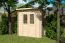 Holz-Gartenhaus 2,3 x 1,18 Meter (inkl. Dach) | Naturbelassen | Pultdach Abbildung