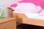 Kinderbett 90 x 190 cm | Massivholz: Buche | Natur Lackiert Abbildung