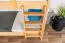 Stockbett 90 x 190 cm | Massivholz: Buche | Natur Lackiert | umbaubar in zwei Einzelbetten | Premium-Qualität | inkl. Rollroste Abbildung