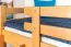 Massivholz Stockbett für Kinder und Jugendliche | inkl. 2 Schubladen | Matratzenmaß: 90 x 200 cm | Natur Lackiert | umbaubar in 2 Einzelbetten | Premium-Qualität | inkl. Rollroste Abbildung