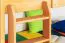 Funktions-Etagenbett 90 x 200 cm mit 2 Schubladen als Stauraum | Massivholz: Buche | Natur Lackiert | umbaubar in zwei Einzelbetten | Premium-Qualität | inkl. Rollroste Abbildung