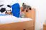 Kinderbett 90 x 200 cm | Massivholz: Buche | Natur Lackiert Abbildung