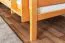 Stockbett 90 x 190 cm | Massivholz: Buche | Natur Lackiert | umbaubar in zwei Einzelbetten | Premium-Qualität | inkl. Rollroste Abbildung