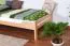 Kinderbett 90 x 190 cm | Massivholz: Buche | Natur Lackiert Abbildung