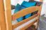 Stockbett 90 x 190 cm | Massivholz: Buche | Natur Lackiert | umbaubar in zwei Einzelbetten | Premium-Qualität | inkl. Rollroste Abbildung