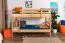 Etagenbett 90 x 190 cm | Massivholz: Buche | Natur Lackiert | umbaubar in zwei Einzelbetten | Premium-Qualität | inkl. Rollroste Abbildung