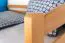 Stockbett 90 x 190 cm | Massivholz: Buche | Natur Lackiert | umbaubar in zwei Einzelbetten | Premium-Qualität | inkl. Rollroste Abbildung