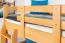 Massivholz Stockbett für Kinder und Jugendliche | inkl. 2 Schubladen | Matratzenmaß: 90 x 200 cm | Natur Lackiert | umbaubar in 2 Einzelbetten | Premium-Qualität | inkl. Rollroste Abbildung