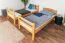 Stockbett 90 x 190 cm | Massivholz: Buche | Natur Lackiert | umbaubar in zwei Einzelbetten | Premium-Qualität | inkl. Rollroste Abbildung