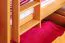 Funktions-Etagenbett 90 x 200 cm mit 2 Schubladen als Stauraum | Massivholz: Buche | Natur Lackiert | umbaubar in zwei Einzelbetten | Premium-Qualität | inkl. Rollroste Abbildung