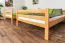 Stockbett 140 x 200 cm | Massivholz: Buche | Natur Lackiert | umbaubar in zwei Einzelbetten | Premium-Qualität | inkl. Rollroste Abbildung