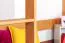 Massivholz Hochbett für Kinder | Matratzenmaß: 90 x 200 cm | Natur Lackiert | umbaubar in Einzelbett | Premium-Qualität | inkl. Rollrost Abbildung