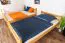 Massivholz Stockbett für Kinder und Jugendliche | Matratzenmaß: 120 x 200 cm | Natur Lackiert | umbaubar in 2 Einzelbetten | Premium-Qualität | inkl. Rollroste Abbildung