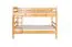 Stockbett 90 x 190 cm | Massivholz: Buche | Natur Lackiert | umbaubar in zwei Einzelbetten | Premium-Qualität | inkl. Rollroste Abbildung