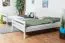 Massivholz Etagenbett für Kinder und Jugendliche | Matratzenmaß: 140 x 200 cm | Weiß Lackiert | umbaubar in 2 Einzelbetten | Premium-Qualität | inkl. Rollroste Abbildung