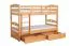 Funktions-Etagenbett 90 x 200 cm mit 2 Schubladen als Stauraum | Massivholz: Buche | Natur Lackiert | umbaubar in zwei Einzelbetten | Premium-Qualität | inkl. Rollroste Abbildung