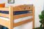 Etagenbett 90 x 190 cm | Massivholz: Buche | Natur Lackiert | umbaubar in zwei Einzelbetten | Premium-Qualität | inkl. Rollroste Abbildung