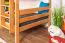 Etagenbett 120 x 190 cm | Massivholz: Buche | Natur Lackiert | umbaubar in zwei Einzelbetten | Premium-Qualität | inkl. Rollroste Abbildung