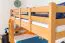 Stockbett 90 x 200 cm | Massivholz: Buche | Natur Lackiert | umbaubar in zwei Einzelbetten | Premium-Qualität | inkl. Rollroste Abbildung