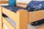Stockbett 90 x 200 cm | Massivholz: Buche | Natur Lackiert | umbaubar in zwei Einzelbetten | Premium-Qualität | inkl. Rollroste Abbildung