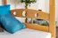 Stockbett 90 x 190 cm | Massivholz: Buche | Natur Lackiert | umbaubar in zwei Einzelbetten | Premium-Qualität | inkl. Rollroste Abbildung