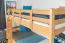 Jugendstockbett inkl. Stauraum (2 Schubkästen) | 90 x 200 cm | Massivholz: Buche | Natur Lackiert | umbaubar in 2 Einzelbetten | Premium-Qualität | inkl. Rollroste Abbildung