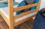 Jugendetagenbett 90 x 200 cm | Massivholz: Buche | Natur Lackiert | umbaubar in 2 Einzelbetten | Premium-Qualität | inkl. Rollroste Abbildung