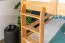 Stockbett für Kinder 160 x 200 cm | Massivholz: Buche | Natur Lackiert | umbaubar in 2 Einzelbetten | inkl. Rollroste Abbildung