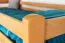 Jugendetagenbett 90 x 200 cm | Massivholz: Buche | Natur Lackiert | umbaubar in 2 Einzelbetten | Premium-Qualität | inkl. Rollroste Abbildung