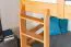 Jugendstockbett inkl. Stauraum (2 Schubkästen) | 90 x 200 cm | Massivholz: Buche | Natur Lackiert | umbaubar in 2 Einzelbetten | Premium-Qualität | inkl. Rollroste Abbildung