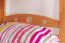 Jugendstockbett 90 x 200 cm | Massivholz: Buche | Natur Lackiert | umbaubar in 2 Einzelbetten | Premium-Qualität | inkl. Rollroste Abbildung