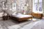 Eiche-Bett massiv | 90 x 200 cm | Wildeiche | Geölt | Natur Abbildung