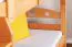 Kinderstockbett 90 x 200 cm | Massivholz: Buche | Natur Lackiert | umbaubar in 2 Einzelbetten | Premium-Qualität | inkl. Rollroste Abbildung