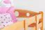 Kinderstockbett 90 x 200 cm | Massivholz: Buche | Natur Lackiert | umbaubar in 2 Einzelbetten | Premium-Qualität | inkl. Rollroste Abbildung