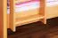 Jugendstockbett 90 x 200 cm | Massivholz: Buche | Natur Lackiert | umbaubar in 2 Einzelbetten | Premium-Qualität | inkl. Rollroste Abbildung